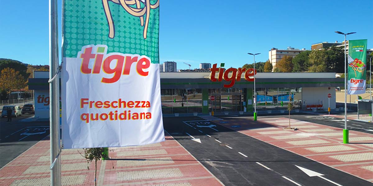 Supermercato Tigre, primo store in Italia dotato di etichette intelligenti Pricer a 4 colori